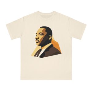 Martin Luther King Jr. Illustration Organic Cotton Unisex T-Shirt